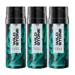 Wild Stone Edge Deodorant for Men, Long Lasting Refreshing Every day Wear Fragrance, Pack of 3 (150ml each)