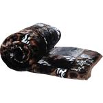 Rian Coffee Animal Print Polyester Double Mink Blanket (240 x 220 cm) 2.5DBTP
