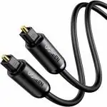 UGREEN 70890 Toslink Fiber Optical Male To Male Audio Cable 1m (Black)