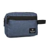 Wooum Premium Quality 10x7x3 Inch Multipurpose Travel Pouch for Men and Women - Blue