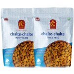 Bhikharam Chandmal - Chalte-Chalte (Tasty) - Sing bhujia - Namkeen - Indian Snacks - 375Gm (Pack of 2)