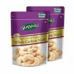 Happilo 100% Natural Premium Whole Cashews 1000 g (Value Pack of 2)