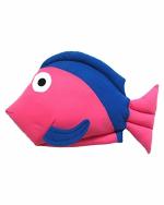 Tickles Pink and Blue Cotton Fish Cushion Pillow Stuffed Toy