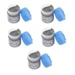 WETEK 10g Grey Heat Sink Compound Thermal Paste Silicone Conductive Grease Paste for PC CPU GPU Chipset (Pack of 5)