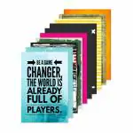 Paper Plane Design Inspirational Quotes Wall Poster 06 ( 12 x 18 Inch ) (set of 10)