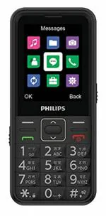PHILIPS Xenium E209, Dual Sim, Black, Feature Phone