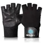 Boldfit Gym Gloves for Men with Wrist Support Accessories Gym Gloves, for Gym Workout for Training
