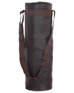 Kuber Industries Soft Leather Insulated Bottle Cover|Traveling Water Bottle Cover And Adjustable Strap With Drawstring (Brown)