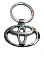 Blue Aura Aditya Traders Silver Metal Real Toyota Logo Key Chain