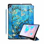ProElite Samsung Galaxy Tab S6 Lite Flowers Faux Leather Smart Flip Case Cover 15 x 10 x 2 cm