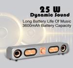 DAEWOO Bluetooth Speaker Wooden Surround Sound Intelligent Wireless Speaker Wireless Speaker for Laptop-e1