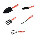 Utkarsh Home Gardening Tools Kit- Big & Small Hand Trowels, i Weeder, Cultivator & Fork | Premium Home Garden Tool Kit for Soil Digging and Tilling, Potting Plants, Weeds Remover | Set of 5 Tools