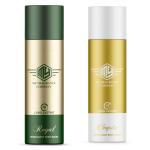 My Fragrance Original Royale or Impulse Deodorant Set For Men 165ml Each (Combo Of 2) Deodorant Spray