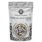 FARM & FARMERS 100% Natural Premium Quality Urad Daal Split (Chilka) - (2kg)