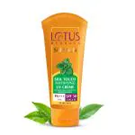 Lotus Herbals Safe Sun Silk Touch Mattifying UV Cream SPF 50| PA+ + + , 75g
