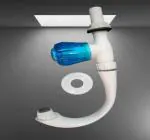 SATHVIK ENTERPRISES Kitchen & Bathroom Plastic Basin Ka Nal Kitchen Sink Bathroom Wash Basin Swan Neck Tap for Kitchen-01