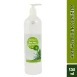 Omeo Alcohol Based Aloe Vera Hand Sanitizer Gel -500ml | 99.99% Effective Against Germs, 70% Alcohol,Germ Protection for All Skin Friendly and Safe for Kids
