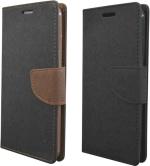 BINTAGE Flip Cover for COOLPAD Dazen 1 BINTAGE Flip cover for Coolpad Dazen 1 - Black::Brown (Multicolor, Pack of: 1)