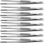 Alis Stainless Steel Plain Dissecting Forceps Ce Rust Proof Thumb Forcep (Set Of 8)