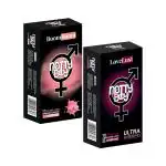 NottyBoy Super Ultra Ribbed Textured and Thin Bubblegum Flavour Condoms - 20 Pieces