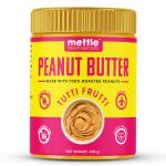 Mettle Peanut Butter Tutti Frutti, 400g | Smooth (Fruity) | Real Fruits | Non-GMO | Gluten-Free | Vegan | Keto Diet
