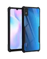 MULTRONICS Black Polycarbonate Thermoplastic Polyurethane Back Cover Case for Redmi 9A