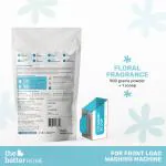 The Better Home Detergent Powder for Front Load Washing Machine 900 GM | Non Toxic and Natural Washing Powder | Baby and Pet Safe