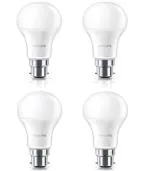 Philips 7W B22 Led Bulb, Warm White, Pack Of 4