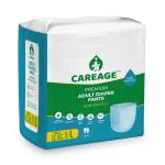 CAREAGE Premium Adult Diaper Pants Large (L) Size, Waist Size (27