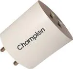 Champion 123, 2.1A amp Fast Turbo Mobile Dual USB Port Wall Charger Adapter for Android Phones (White)