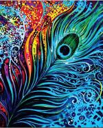 Tulip N Turtle Color 162 Feather Diy Acrylic Paint By Number Kit For Adults Kids Beginner