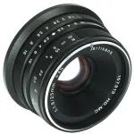 Artek 7artisans 25mm F1.8 Manual Focus Prime Fixed Lens for Fujifilm Fuji Cameras X-A1 X-A10 X-A2 X-A3 X-AT X-M1 XM2 X-T1 X-T10 X-T2 X-T20 X-Pro1 X-Pro2 X-E1 X-E2 X-E2s - Black