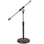 kh Compact Base Microphone Stand for Harmonium, Tabla and Podcasting