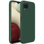 ValueActive Back Cover for Samsung Galaxy A12, Samsung Galaxy F12, Samsung Galaxy M12  (Green, Camera Bump Protector, Silicon, Pack of 1)