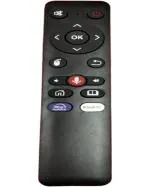 NixGlobal Smart Remote with Disney Hotsar Sony Liv Compatible for HYUNDAI / KEVIN 4K SMART LED LCD TV Remote Controller (Black)