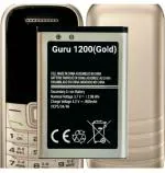 Mobcrown Wokia Compatible Mobile Battery for Samsung Guru 1200 || 800mAh II Only Battery