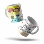 YuBingo Gift for Brother Sister - Ceramic Coffee Mug, Tea Cup, Rakhi, Raksha Bandhan Gift Gift for Brother Sister (Coffee Mug, White, 320ML)