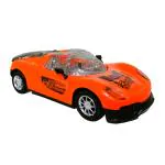 BCMP Sport Car For Kids Transparent Sunroof & Steel Chrome Design Wheel Car Friction Toy