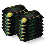 NOVEL Refreshing (Lemon Fragnance) wipes Pack of 12 ( 300 wipes)