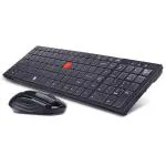 Iball I4 Deskset Smart Mouse Chocolate Key And Slim Keyboard, Black (Combo Of 2)