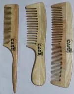 DEB's CARE Neem Wood Comb Hair Growth comb set combo for Women & Men Kachi Neem Kangi Hairfall Dandruff Control