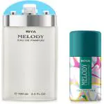 Riya Melody Green Perfume 100 ml & Melody Deo 40 ml For Unisex Eau De Parfum 140 ml (For Men & Women)