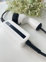 Zevpoint Flex One 3.6kW Portable EV Charger for Cars (Type 2, Total Length 5m, 16A Single Phase, LED Indicator, Switchable Current)