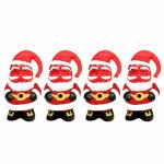 SITARA CRAFTS Santa Claus Candle 8.89 x 15.24 cm (Pack of 4)