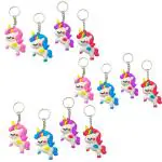 Samvardhan Multicolor Keyrings & Keychains Unicorn Cute Keyring