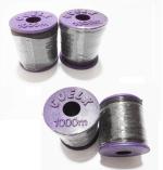 Craftlove Black Nylon 0.16 Mm Thick Thread Spools 2 Rolls (Pack Of 1000)