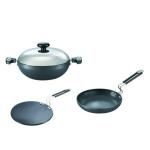 Prestige Hard Anodised Plus Induction Base 3 Pc Cookware Set