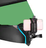 Helmet Strap Mobile Camera Chin Mount For MotoVlogging|Helmet Head Harness