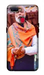 SARTOOLIYA Oppo F9 Pro Multicolor Plastic Narendra Modi, Wallpaper Printed Water Proof Back Cover