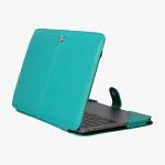 Enthopia Teal Vegan Leather Laptop Folio Case For Hp Elitebook 840 G8 Notebook Pc